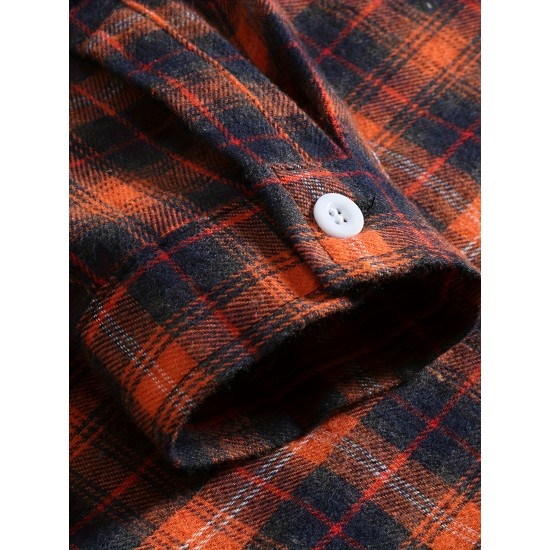 Plus Size Men's Plaid/Striped Shirt Spring Fall Winter Long Sleeve Shirt, Men's Clothing Plus Size Men's Plaid/Striped Shirt Spring Fall Winter Long Sleeve Shirt, Men's Clothing