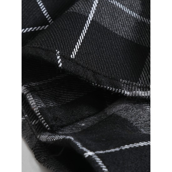 Plus Size Men's Plaid/Striped Shirt Spring Fall Winter Long Sleeve Shirt, Men's Clothing Plus Size Men's Plaid/Striped Shirt Spring Fall Winter Long Sleeve Shirt, Men's Clothing