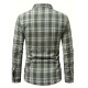 Plus Size Men's Plaid/Striped Shirt Spring Fall Winter Long Sleeve Shirt, Men's Clothing Plus Size Men's Plaid/Striped Shirt Spring Fall Winter Long Sleeve Shirt, Men's Clothing