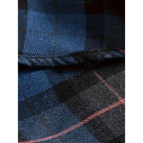 Plus Size Men's Plaid/Striped Shirt Spring Fall Winter Long Sleeve Shirt, Men's Clothing Plus Size Men's Plaid/Striped Shirt Spring Fall Winter Long Sleeve Shirt, Men's Clothing