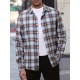 Plus Size Men's Plaid/Striped Shirt Spring Fall Winter Long Sleeve Shirt, Men's Clothing Plus Size Men's Plaid/Striped Shirt Spring Fall Winter Long Sleeve Shirt, Men's Clothing