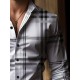 Plus Size Men's Plaid Pattern Long Sleeve Shirt - Slim Fit, Relaxed Casual Style, Ideal for Preppy Occasions, Versatile and Comfortable Wear Plus Size Men's Plaid Pattern Long Sleeve Shirt - Slim Fit, Relaxed Casual Style, Ideal for Preppy Occasions, Versatile and Comfortable Wear
