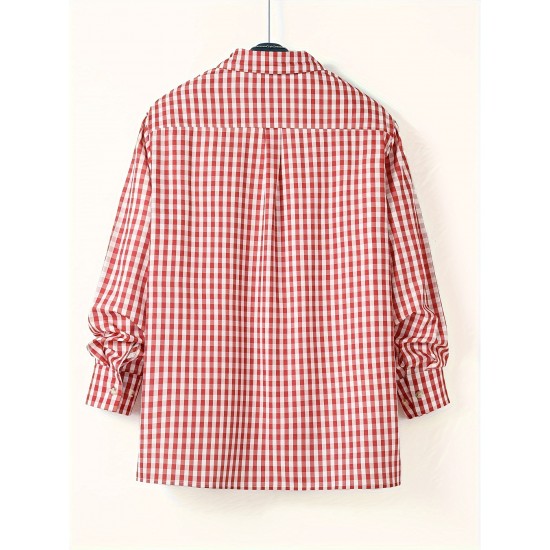 Men's Oktoberfest Plaid Casual Long Sleeve Shirt - Breathable Polyester Blend, Machine Washable, PLUS SIZE Men's Oktoberfest Plaid Casual Long Sleeve Shirt - Breathable Polyester Blend, Machine Washable, PLUS SIZE