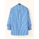 Men's Oktoberfest Plaid Casual Long Sleeve Shirt - Breathable Polyester Blend, Machine Washable, PLUS SIZE Men's Oktoberfest Plaid Casual Long Sleeve Shirt - Breathable Polyester Blend, Machine Washable, PLUS SIZE