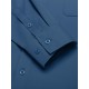 Men'S Plus Size Dress Shirts, Polyester Blend, Casual Work Style, Lapel Collar, Slight Stretch, Solid Color, Button-Down, Regular Fit, Woven, for All Seasons Men'S Plus Size Dress Shirts, Polyester Blend, Casual Work Style, Lapel Collar, Slight Stretch, Solid Color, Button-Down, Regular Fit, Woven, for All Seasons