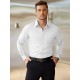 Men'S Plus Size Dress Shirts, Polyester Blend, Casual Work Style, Lapel Collar, Slight Stretch, Solid Color, Button-Down, Regular Fit, Woven, for All Seasons Men'S Plus Size Dress Shirts, Polyester Blend, Casual Work Style, Lapel Collar, Slight Stretch, Solid Color, Button-Down, Regular Fit, Woven, for All Seasons