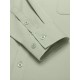 Men'S Plus Size Dress Shirts, Polyester Blend, Casual Work Style, Lapel Collar, Slight Stretch, Solid Color, Button-Down, Regular Fit, Woven, for All Seasons Men'S Plus Size Dress Shirts, Polyester Blend, Casual Work Style, Lapel Collar, Slight Stretch, Solid Color, Button-Down, Regular Fit, Woven, for All Seasons