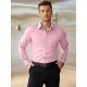 Men'S Plus Size Dress Shirts, Polyester Blend, Casual Work Style, Lapel Collar, Slight Stretch, Solid Color, Button-Down, Regular Fit, Woven, for All Seasons Men'S Plus Size Dress Shirts, Polyester Blend, Casual Work Style, Lapel Collar, Slight Stretch, Solid Color, Button-Down, Regular Fit, Woven, for All Seasons