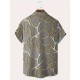 Men's Plus Size Tropical Leaf Hawaiian Shirt - Breathable Fabric, Ideal for Beach Vacations & Summer Events Men's Plus Size Tropical Leaf Hawaiian Shirt - Breathable Fabric, Ideal for Beach Vacations & Summer Events