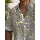 Men's Plus Size Tropical Leaf Hawaiian Shirt - Breathable Fabric, Ideal for Beach Vacations & Summer Events Men's Plus Size Tropical Leaf Hawaiian Shirt - Breathable Fabric, Ideal for Beach Vacations & Summer Events