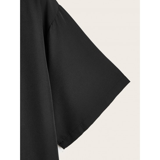 Plus Size Solid Color Button Down Shirts for Men - Short Sleeve, Lapel Collar, Breathable, Comfortable, Versatile Dress Shirts for Work, Casual, and Formal Occasions - Top Quality, Easy Care, and Classic Style Plus Size Solid Color Button Down Shirts for Men - Short Sleeve, Lapel Collar, Breathable, Comfortable, Versatile Dress Shirts for Work, Casual, and Formal Occasions - Top Quality, Easy Care, and Classic Style