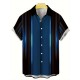 Plus Size Men's Trendy Stripe Print Short Sleeve Button Up Lapel Shirt For Summer Daily, Perfect For Holiday Resort Dress, Stylish Collared Top Plus Size Men's Trendy Stripe Print Short Sleeve Button Up Lapel Shirt For Summer Daily, Perfect For Holiday Resort Dress, Stylish Collared Top