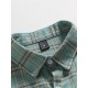 Plus Size Men's Stripes/Plaid Print Shirt Oversized Long Sleeve Shirt For Fall Winter, Men's Clothing Plus Size Men's Stripes/Plaid Print Shirt Oversized Long Sleeve Shirt For Fall Winter, Men's Clothing
