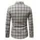Plus Size Men's Plaid Shirt Oversized Long Sleeve Shirt For Fall Winter, Men's Clothing Plus Size Men's Plaid Shirt Oversized Long Sleeve Shirt For Fall Winter, Men's Clothing
