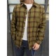 Plus Size Men's Plaid Shirt Oversized Long Sleeve Shirt For Fall Winter, Men's Clothing Plus Size Men's Plaid Shirt Oversized Long Sleeve Shirt For Fall Winter, Men's Clothing