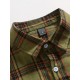 Plus Size Men's Plaid Shirt Oversized Long Sleeve Shirt For Fall Winter, Men's Clothing Plus Size Men's Plaid Shirt Oversized Long Sleeve Shirt For Fall Winter, Men's Clothing
