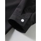 Men's Casual Hooded Shirt - Polyester, Button-Up, Solid Color, Perfect for Spring/Fall, PLUS SIZE Men's Casual Hooded Shirt - Polyester, Button-Up, Solid Color, Perfect for Spring/Fall, PLUS SIZE