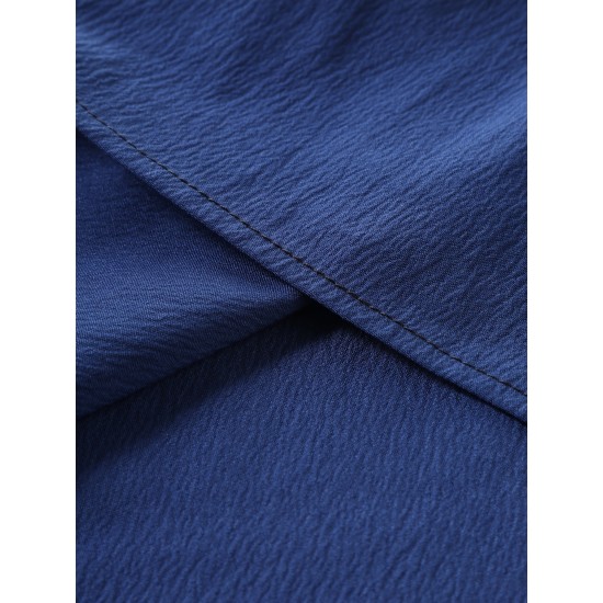 Men's Casual Hooded Shirt - Polyester, Button-Up, Solid Color, Perfect for Spring/Fall, PLUS SIZE Men's Casual Hooded Shirt - Polyester, Button-Up, Solid Color, Perfect for Spring/Fall, PLUS SIZE