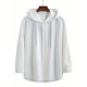 Men's Casual Hooded Shirt - Polyester, Button-Up, Solid Color, Perfect for Spring/Fall, PLUS SIZE Men's Casual Hooded Shirt - Polyester, Button-Up, Solid Color, Perfect for Spring/Fall, PLUS SIZE