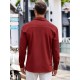 Men'S Long Sleeve Casual Button-Down Shirt - Solid Color, Non-Stretch Knit Fabric, Regular Fit, Wrinkle Free Polyester Shirt for Adult Men - Spring/Fall Basics with Button Details, Plus Size Men'S Long Sleeve Casual Button-Down Shirt - Solid Color, Non-Stretch Knit Fabric, Regular Fit, Wrinkle Free Polyester Shirt for Adult Men - Spring/Fall Basics with Button Details, Plus Size