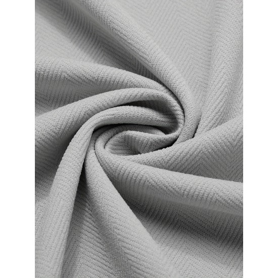 Men'S Long Sleeve Casual Button-Down Shirt - Solid Color, Non-Stretch Knit Fabric, Regular Fit, Wrinkle Free Polyester Shirt for Adult Men - Spring/Fall Basics with Button Details, Plus Size Men'S Long Sleeve Casual Button-Down Shirt - Solid Color, Non-Stretch Knit Fabric, Regular Fit, Wrinkle Free Polyester Shirt for Adult Men - Spring/Fall Basics with Button Details, Plus Size