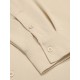 Men'S Long Sleeve Casual Button-Down Shirt - Solid Color, Non-Stretch Knit Fabric, Regular Fit, Wrinkle Free Polyester Shirt for Adult Men - Spring/Fall Basics with Button Details, Plus Size Men'S Long Sleeve Casual Button-Down Shirt - Solid Color, Non-Stretch Knit Fabric, Regular Fit, Wrinkle Free Polyester Shirt for Adult Men - Spring/Fall Basics with Button Details, Plus Size