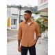 Men'S Overshirt Shacket Jacket Mens Textured Button Down Long Sleeve Shirts Fashion Jacket, Plus Size Men'S Overshirt Shacket Jacket Mens Textured Button Down Long Sleeve Shirts Fashion Jacket, Plus Size