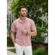 1pc Men'S Casual Knit Polo Shirt - Polyester Short Sleeve Lapel Collar, Slight Stretch Solid Color, Button Down Beach Top for Spring/Summer/Fall, Plus Size 1pc Men'S Casual Knit Polo Shirt - Polyester Short Sleeve Lapel Collar, Slight Stretch Solid Color, Button Down Beach Top for Spring/Summer/Fall, Plus Size