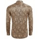 Men's Long Sleeve Paisley Button Down Shirts Floral Print Shirt For Wedding Party Prom Men's Long Sleeve Paisley Button Down Shirts Floral Print Shirt For Wedding Party Prom