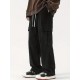 Men's Casual Cargo Pants with Drawstring Waist - Stretch Corduroy, Flap Pockets for Outdoor & Work Men's Casual Cargo Pants with Drawstring Waist - Stretch Corduroy, Flap Pockets for Outdoor & Work