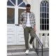 Men'S Cotton Blend Jogger Pants, Casual Drawstring Trousers, Skinny Fit, with Pockets, Slight Stretch, for All-Season Wear, Weekend Casual Style Men'S Cotton Blend Jogger Pants, Casual Drawstring Trousers, Skinny Fit, with Pockets, Slight Stretch, for All-Season Wear, Weekend Casual Style