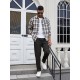 Men'S Cotton Blend Jogger Pants, Casual Drawstring Trousers, Skinny Fit, with Pockets, Slight Stretch, for All-Season Wear, Weekend Casual Style Men'S Cotton Blend Jogger Pants, Casual Drawstring Trousers, Skinny Fit, with Pockets, Slight Stretch, for All-Season Wear, Weekend Casual Style