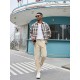 Men'S Cotton Blend Jogger Pants, Casual Drawstring Trousers, Skinny Fit, with Pockets, Slight Stretch, for All-Season Wear, Weekend Casual Style Men'S Cotton Blend Jogger Pants, Casual Drawstring Trousers, Skinny Fit, with Pockets, Slight Stretch, for All-Season Wear, Weekend Casual Style