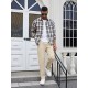 Men'S Cotton Blend Jogger Pants, Casual Drawstring Trousers, Skinny Fit, with Pockets, Slight Stretch, for All-Season Wear, Weekend Casual Style Men'S Cotton Blend Jogger Pants, Casual Drawstring Trousers, Skinny Fit, with Pockets, Slight Stretch, for All-Season Wear, Weekend Casual Style