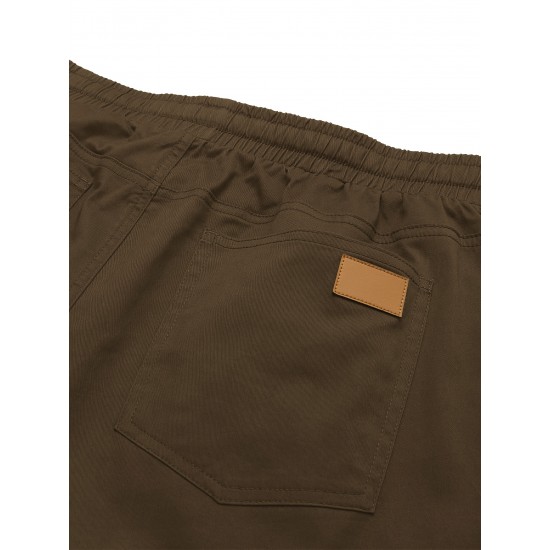 Mens Comfy Stretch Joggers - Elastic Drawstring Waist, Chino Cargo Pockets, Hiking Outdoor Track Sweatpants for Casual Daily Wear - Breathable, Soft, Quick-Drying Fabric Mens Comfy Stretch Joggers - Elastic Drawstring Waist, Chino Cargo Pockets, Hiking Outdoor Track Sweatpants for Casual Daily Wear - Breathable, Soft, Quick-Drying Fabric