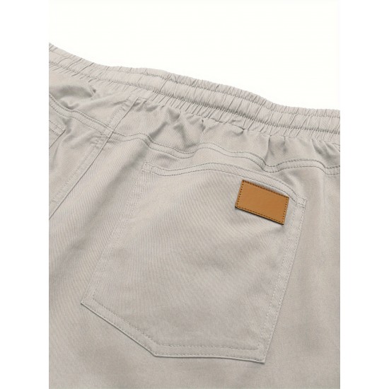 Mens Comfy Stretch Joggers - Elastic Drawstring Waist, Chino Cargo Pockets, Hiking Outdoor Track Sweatpants for Casual Daily Wear - Breathable, Soft, Quick-Drying Fabric Mens Comfy Stretch Joggers - Elastic Drawstring Waist, Chino Cargo Pockets, Hiking Outdoor Track Sweatpants for Casual Daily Wear - Breathable, Soft, Quick-Drying Fabric