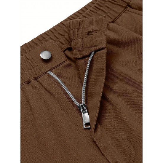 Men's Casual Cargo Pants Relaxed Fit Elastic Waist Work Pant Athletic Jogger Sweatpants with Multi Pockets Men's Casual Cargo Pants Relaxed Fit Elastic Waist Work Pant Athletic Jogger Sweatpants with Multi Pockets