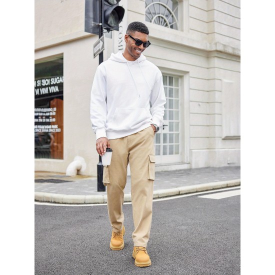 Men's Casual Cargo Pants Relaxed Fit Elastic Waist Work Pant Athletic Jogger Sweatpants with Multi Pockets Men's Casual Cargo Pants Relaxed Fit Elastic Waist Work Pant Athletic Jogger Sweatpants with Multi Pockets
