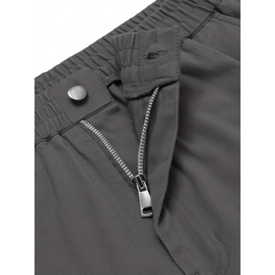 Men's Casual Cargo Pants Relaxed Fit Elastic Waist Work Pant Athletic Jogger Sweatpants with Multi Pockets Men's Casual Cargo Pants Relaxed Fit Elastic Waist Work Pant Athletic Jogger Sweatpants with Multi Pockets