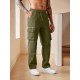 Men's Casual Cargo Pants Relaxed Fit Elastic Waist Work Pant Athletic Jogger Sweatpants with Multi Pockets Men's Casual Cargo Pants Relaxed Fit Elastic Waist Work Pant Athletic Jogger Sweatpants with Multi Pockets