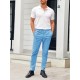 Mens Chinos Slim Fit Pants Flat Front Stretch Skinny Tapered Dress Pants Comfort Casual Solid Trousers Mens Chinos Slim Fit Pants Flat Front Stretch Skinny Tapered Dress Pants Comfort Casual Solid Trousers