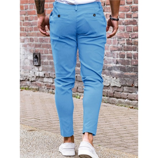 Mens Chinos Slim Fit Pants Flat Front Stretch Skinny Tapered Dress Pants Comfort Casual Solid Trousers Mens Chinos Slim Fit Pants Flat Front Stretch Skinny Tapered Dress Pants Comfort Casual Solid Trousers