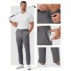 1pc ZUTY Men'S Golf Pants - Solid Color Nylon Sports Style, Skinny Fit, Medium Stretch with 5 Pockets, 4-Way Stretch Fabric, Regular Length, Casual Scene, Suitable for Fall/Winter, Ideal for Golf, Workout, and Athletic Activities 1pc ZUTY Men'S Golf Pants - Solid Color Nylon Sports Style, Skinny Fit, Medium Stretch with 5 Pockets, 4-Way Stretch Fabric, Regular Length, Casual Scene, Suitable for Fall/Winter, Ideal for Golf, Workout, and Athletic Activities