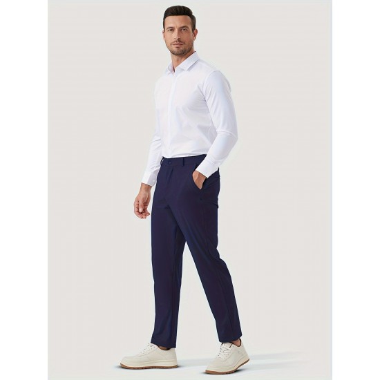 1pc ZUTY Men'S Golf Pants - Solid Color Nylon Sports Style, Skinny Fit, Medium Stretch with 5 Pockets, 4-Way Stretch Fabric, Regular Length, Casual Scene, Suitable for Fall/Winter, Ideal for Golf, Workout, and Athletic Activities 1pc ZUTY Men'S Golf Pants - Solid Color Nylon Sports Style, Skinny Fit, Medium Stretch with 5 Pockets, 4-Way Stretch Fabric, Regular Length, Casual Scene, Suitable for Fall/Winter, Ideal for Golf, Workout, and Athletic Activities