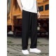 Men's Fashionable Plain Casual Pants, Comfortable Version, Elastic Waist With Drawstring Pants, Suitable For Outdoor Activities Gifts Men's Fashionable Plain Casual Pants, Comfortable Version, Elastic Waist With Drawstring Pants, Suitable For Outdoor Activities Gifts