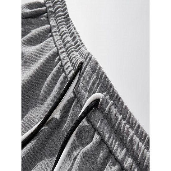 Men's Fleece-Lined Casual Joggers - Warm, Breathable Sweatpants for Fall/Winter | Thick Harem Style with Drawstring Waist & Pockets Men's Fleece-Lined Casual Joggers - Warm, Breathable Sweatpants for Fall/Winter | Thick Harem Style with Drawstring Waist & Pockets
